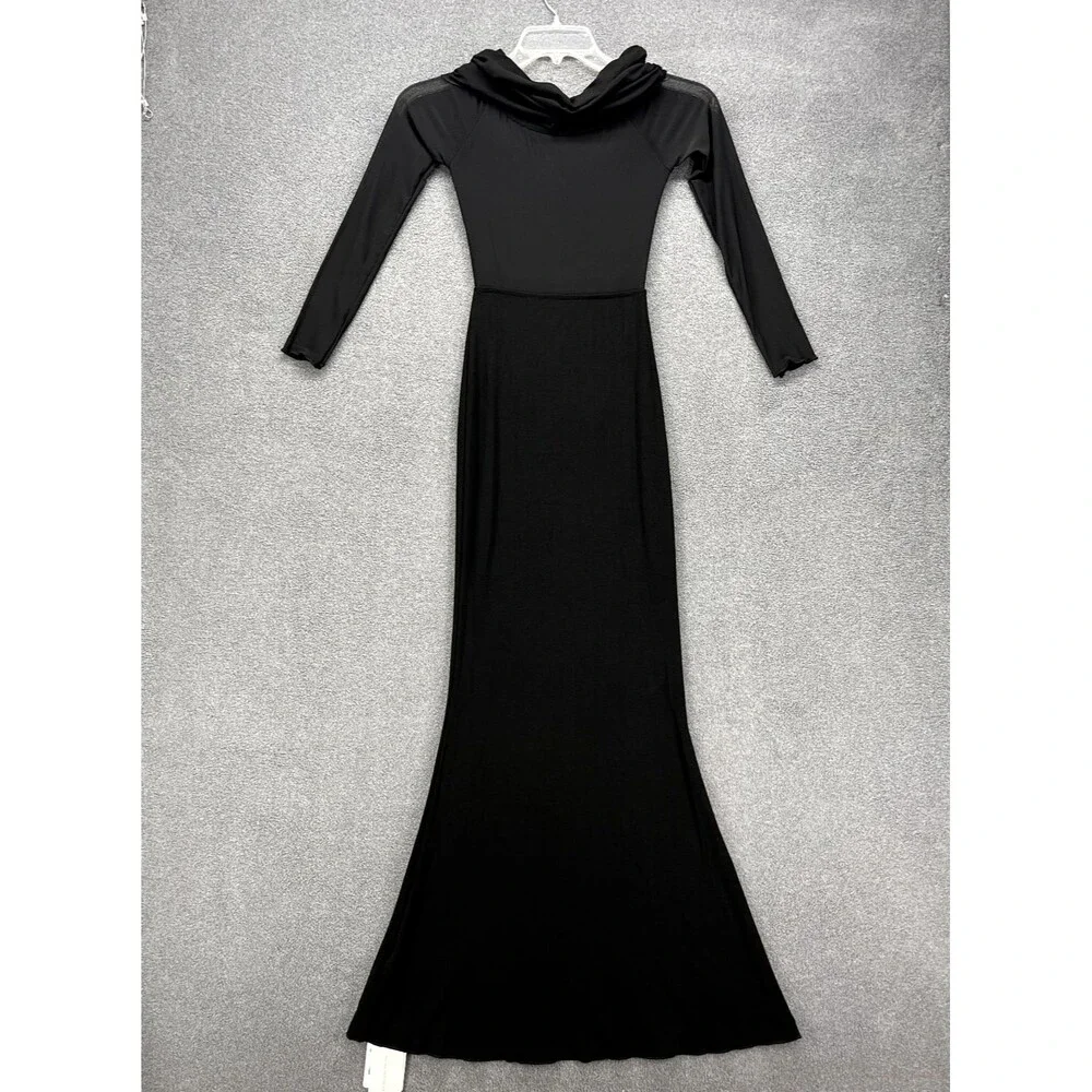 REVOLVE & MINIMALIST lovers COMMENSE overfold off shoulder mesh long dress‎ XS